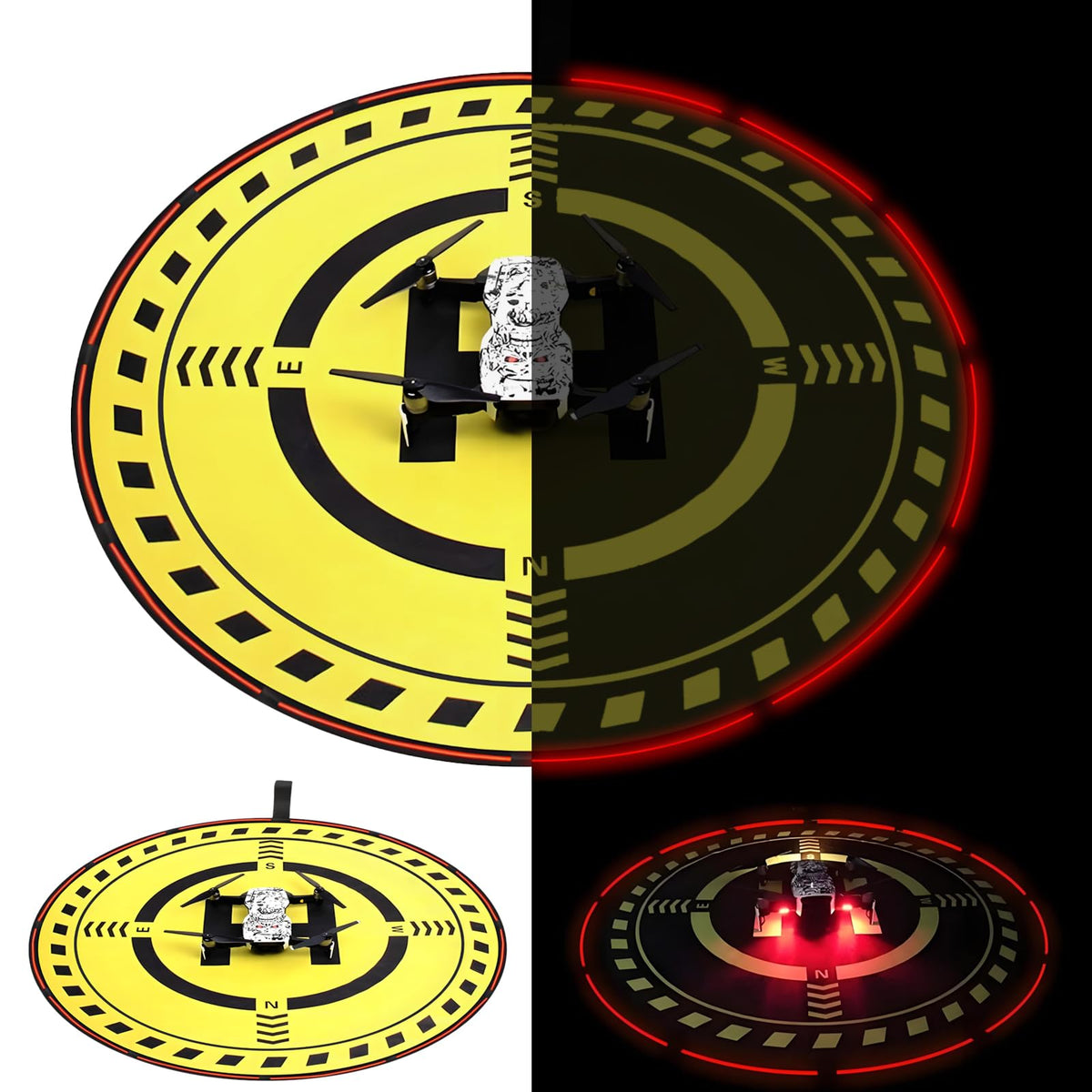 ACROTOR landing pad universal compatibility for a wide range of drones