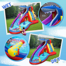 ACTION AIR backyard bounce castle with double-thick material for safe play