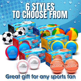 Durable double-pack skip balls designed for active outdoor games.