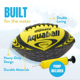 Activ Life water football yellow kid playing for family fun outdoors