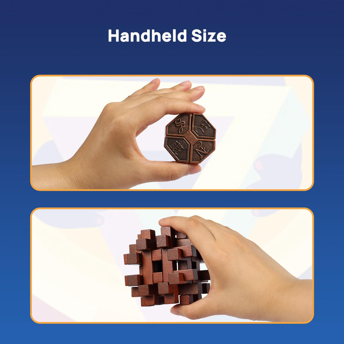 ActPo 9pc family-friendly brain teasers encourage collaborative thinking.