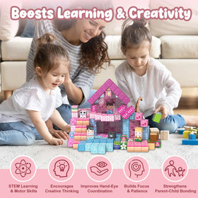 ADAH family playtime sessions promote collaborative construction and shared imagination.