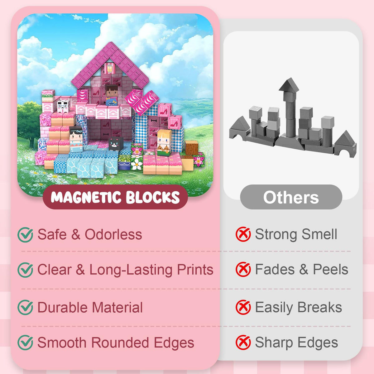 ADAH STEM-focused blocks encourage hands-on problem solving and spatial skill growth.