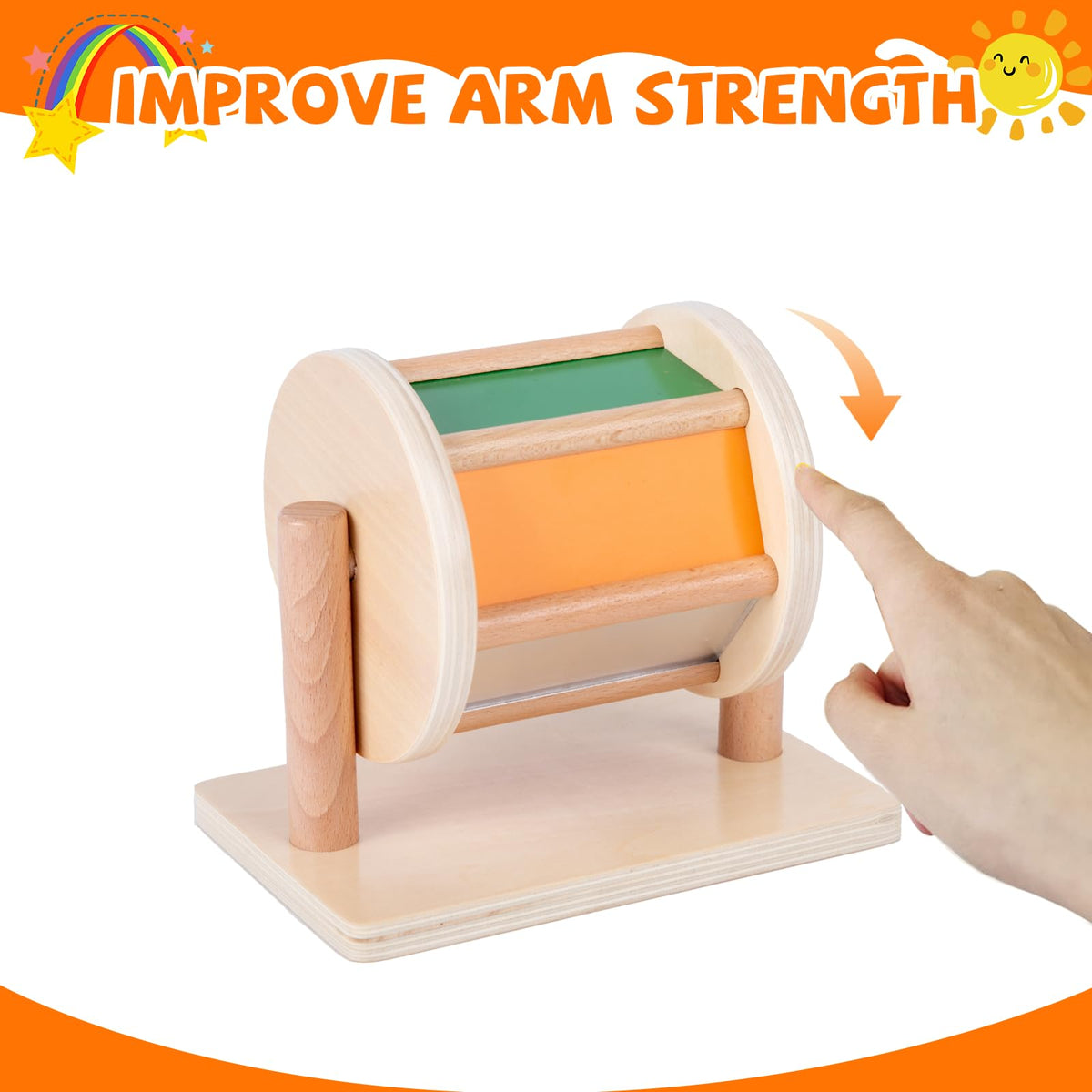 Adena Montessori all-in-one play kit arranged for curious 6-12 month olds.