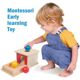 Adena Montessori colorful balls help with color recognition during play