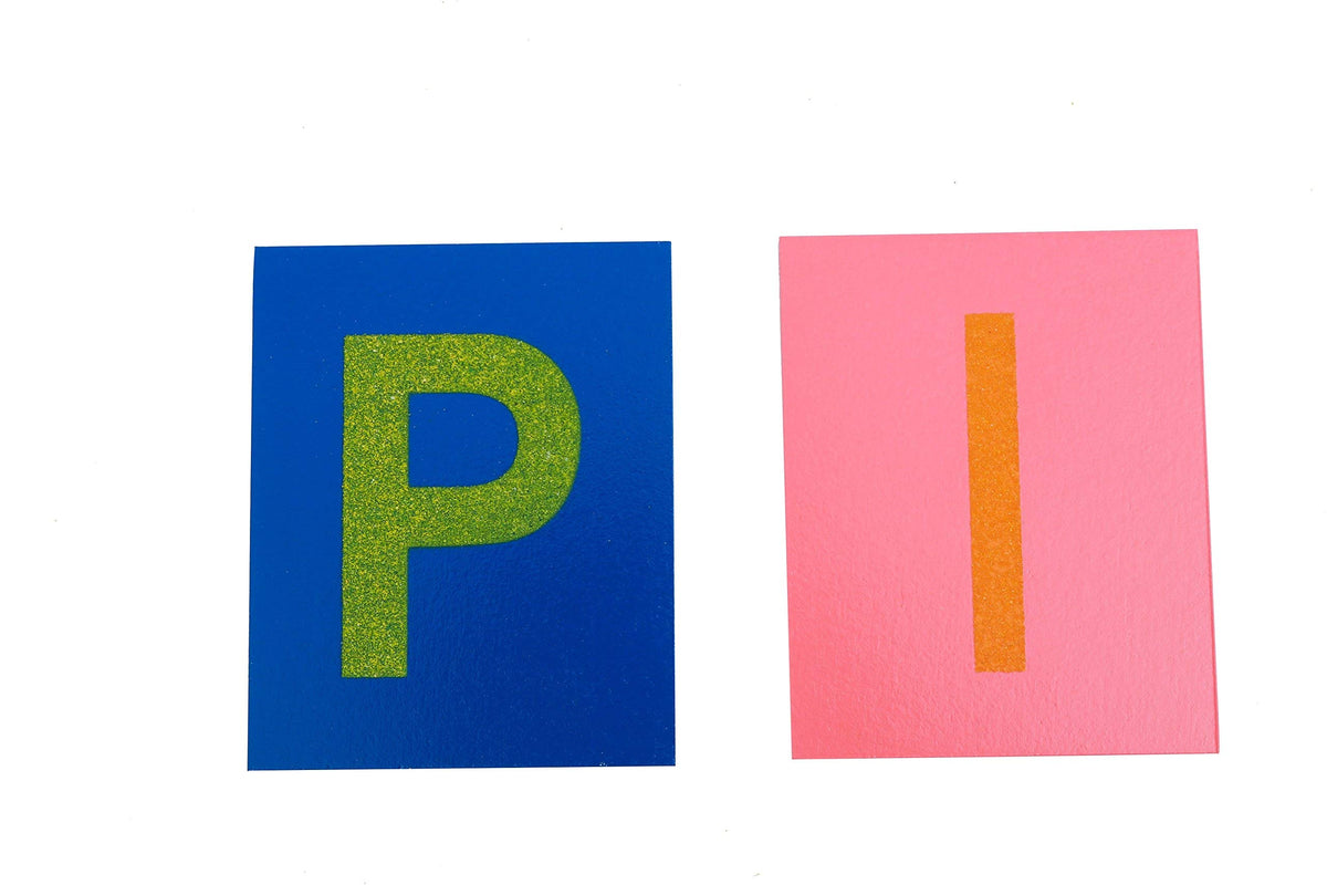 Adena Montessori letters ideal for early learning at home and school.