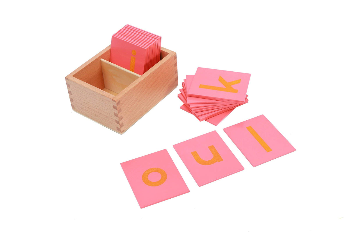Adena Montessori letters support spelling practice and phonics.