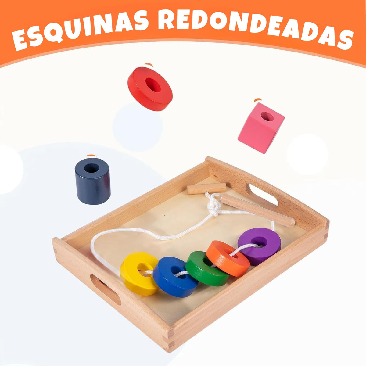 Adena Montessori pattern creation activity for toddlers