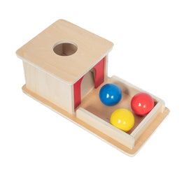 Adena Montessori three-balls box fosters curiosity and hands-on exploration