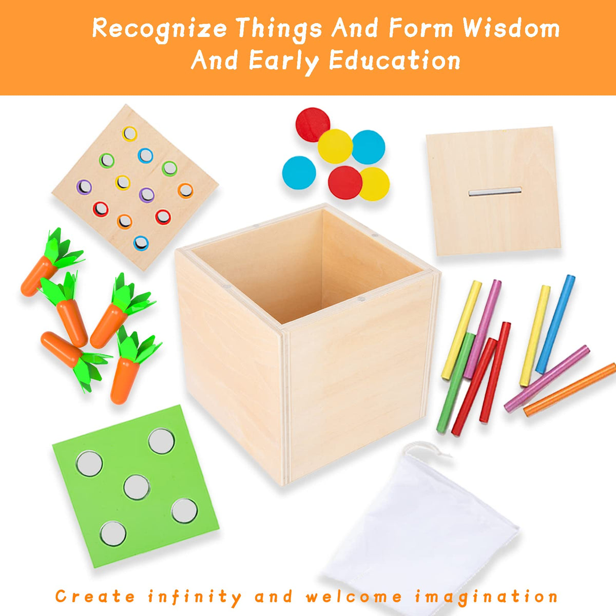 Adena Montessori Unfolding Play Set offers versatile activities in one kit.