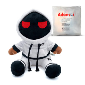 Adenzai 8.7-inch Foltyn family plushies white close-up showing ultra-soft texture for cuddling