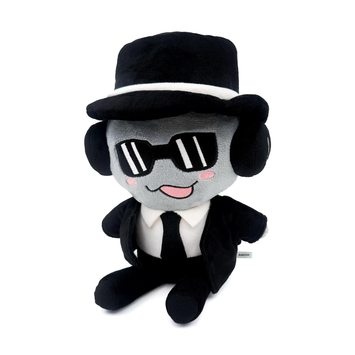 Adenzai Forsaken black plush toy for cozy playtime and soft display.