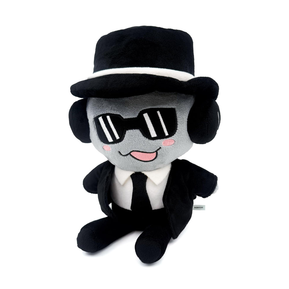 Adenzai Forsaken black plush toy for cozy playtime and soft display.