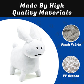 Adenzai Gubby plush material close-up shows ultra-soft fabric and durability.
