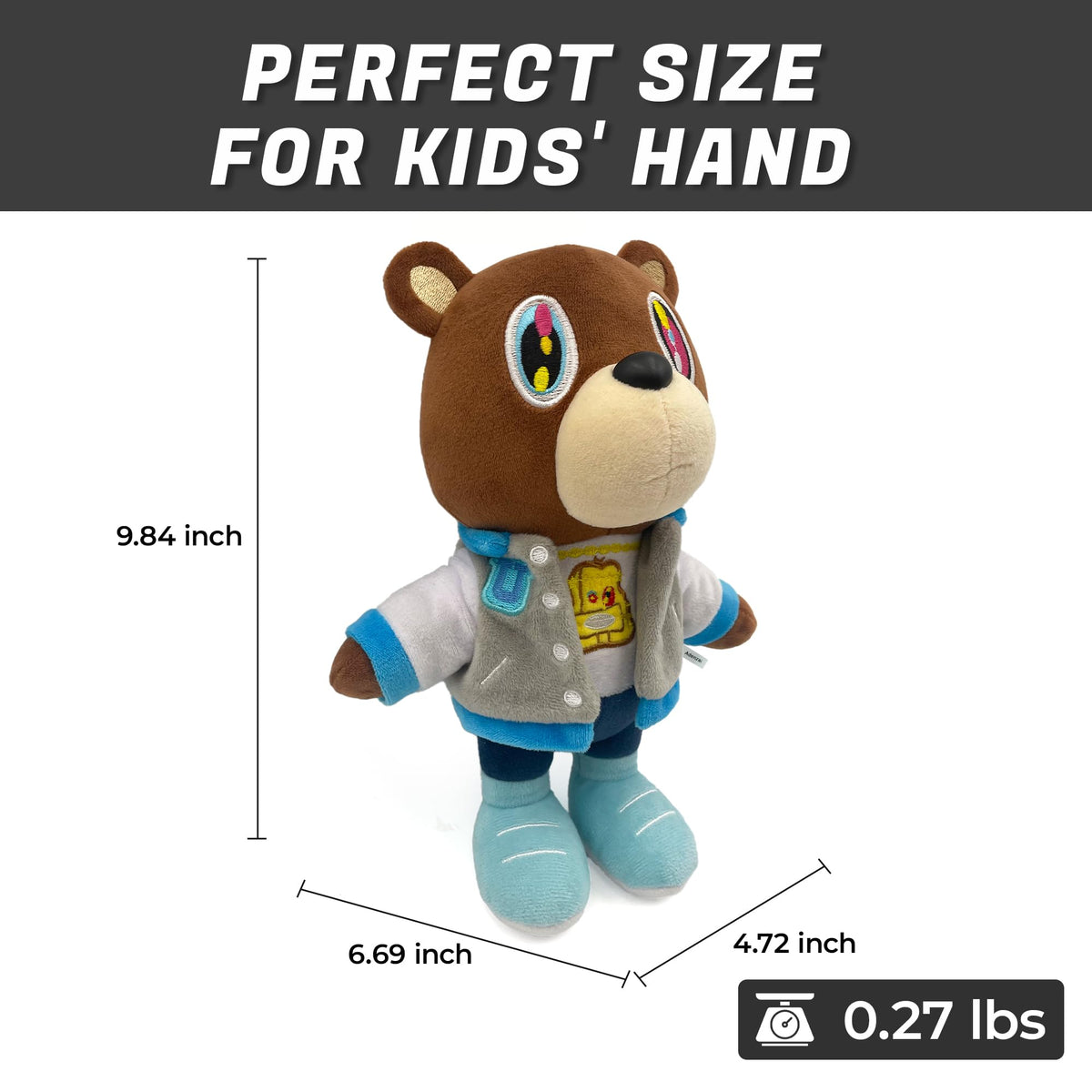 Adenzai Kanye Bear durable stitching for long-lasting play