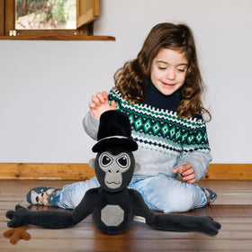 Adenzai Monkey Monkey Plush fabric close-up shows soft material.
