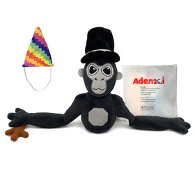 Adenzai Monkey Monkey Plush front view for cozy hugs and display.
