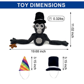 Adenzai Monkey Monkey Plush packaging ready as a gift.