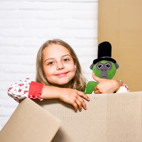 Adenzai Monkey Plush, texture closeup, plush surface feels gentle against skin during hugs