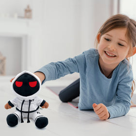 Adenzai plushies arranged as a kids' room decor accent