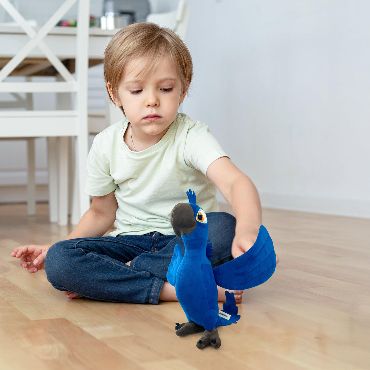 Adenzai Rio Blu plush soft texture adds comfort during cuddling.