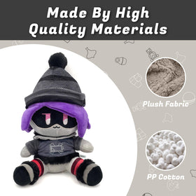 Adenzai Uzi plush detailed design capturing character charm for display and play.