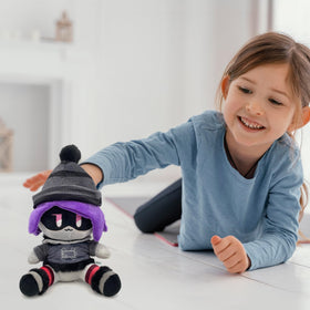 Adenzai Uzi plush as a travel-friendly companion for kids on trips.