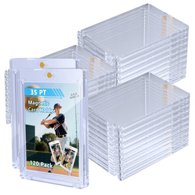 Adevar 120ct magnetic card holder front view for secure trading card display.