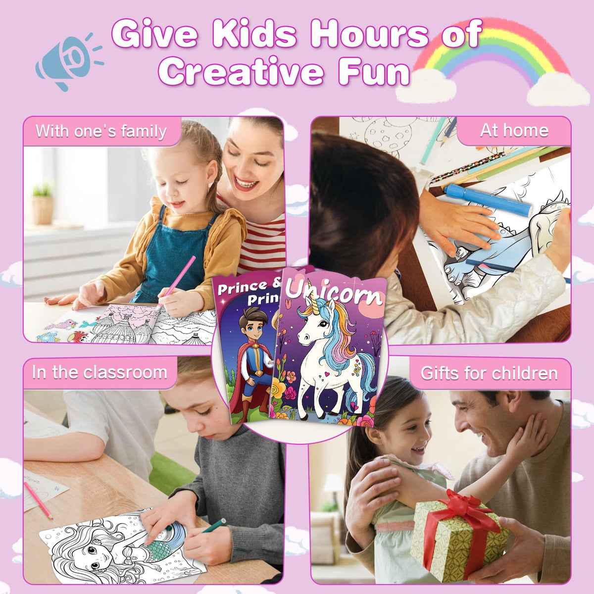 ADEVIAN gift ideas for kids coloring promotes creativity and calm activity