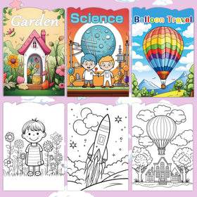 ADEVIAN kids coloring in action demonstrates portable, mess friendly art activity