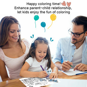 ADEVIAN thick paper prevents tearing for durable coloring sessions