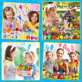 Adisher offers 24 toy styles to mix inside the eggs.