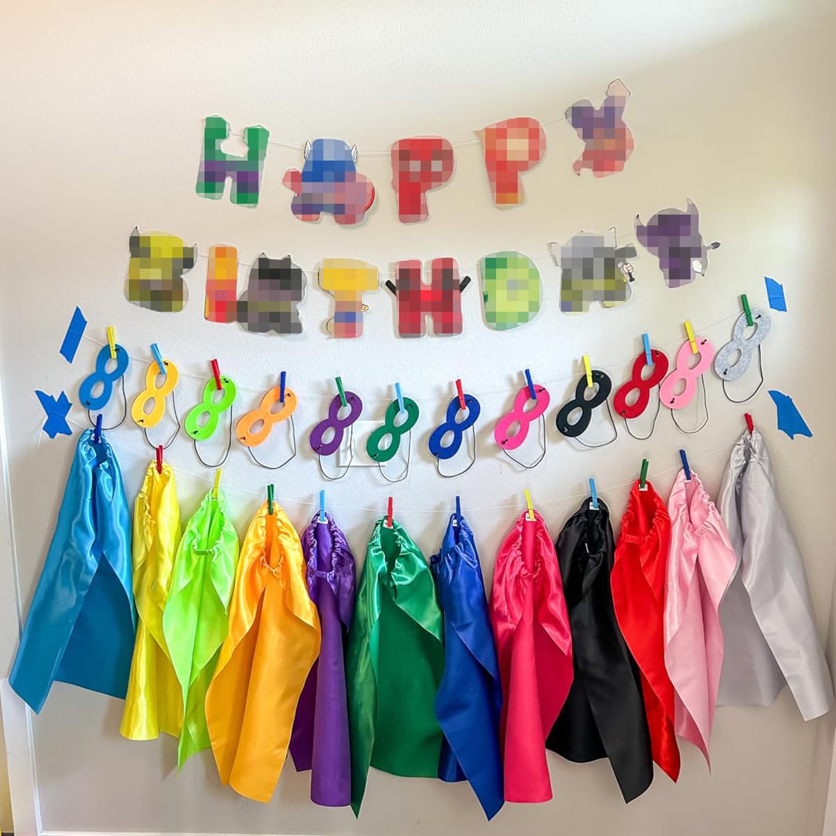 ADJOY birthday party playset for festive dress-up and teamwork