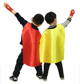 ADJOY cape flat lay reveals generous size for ages 3 to 12