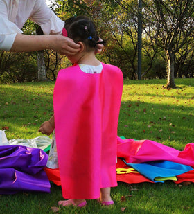 ADJOY cape closure detail with round-neck design for easy wear