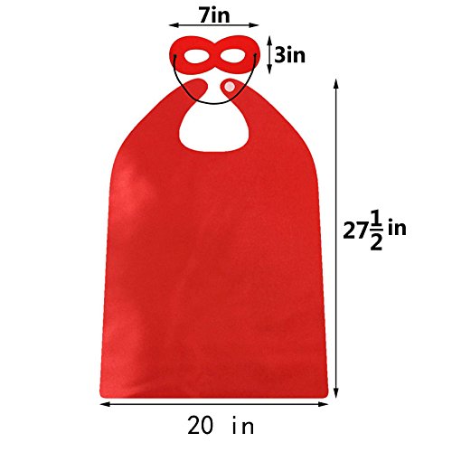 ADJOY party pack shows twelve capes and masks for celebrations