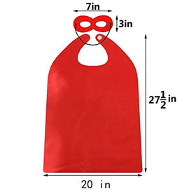 ADJOY party pack shows twelve capes and masks for celebrations
