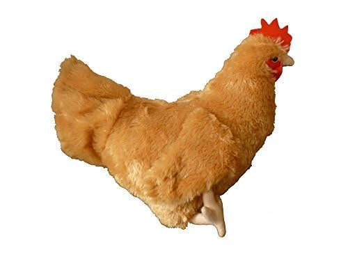 Adore Plush Buffy the Hen standing plush, lifelike details for playful storytelling.
