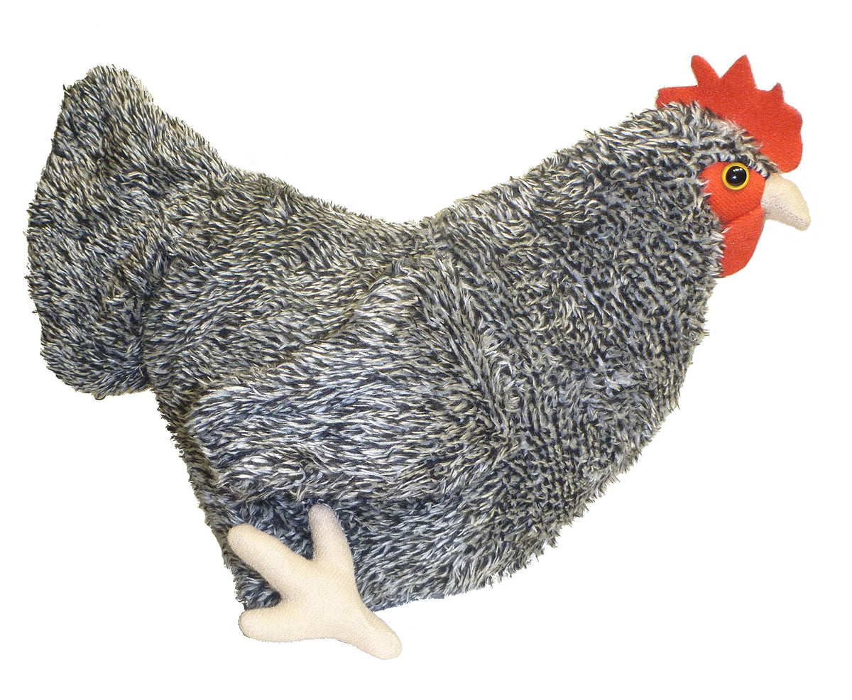 Adore Roxy Hen plush close-up shows soft texture and stitching