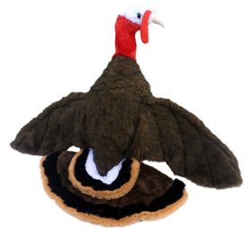 Adore Tom Turkey walltoy offers a soft plush texture for cuddly fun.