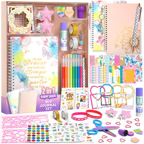 ADUSRIZ DIY Journal Kit cover inviting girls to start creative journaling.