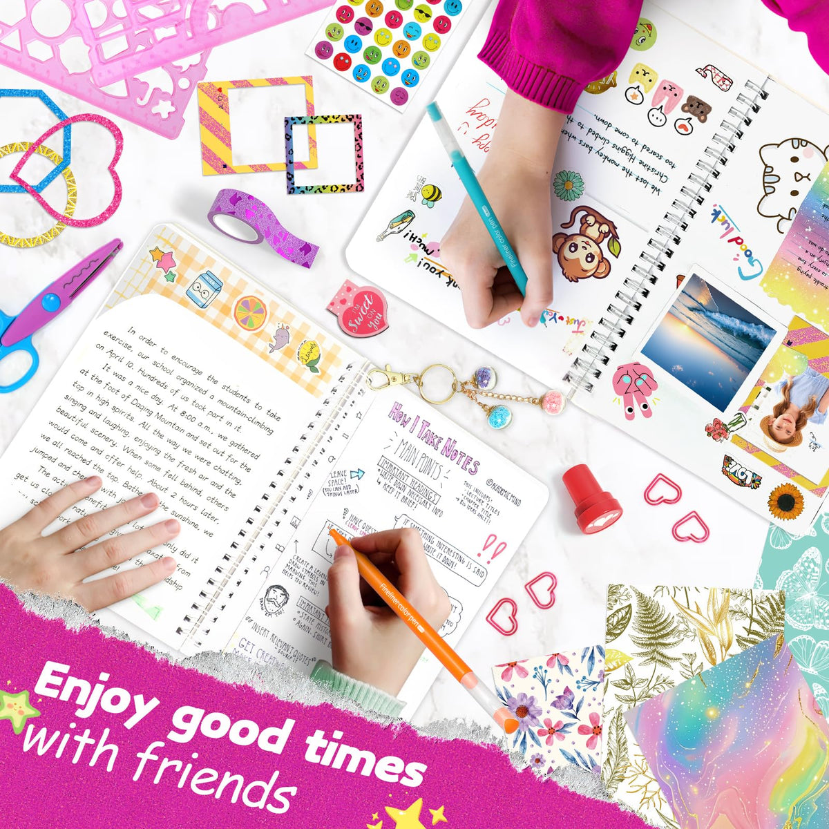 ADUSRIZ DIY Journal Kit gift box ready to delight young creators