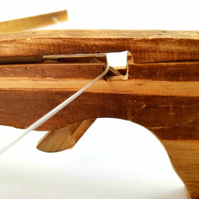 Adventure Awaits crossbow bow-handle with reliable wooden construction for lasting play.