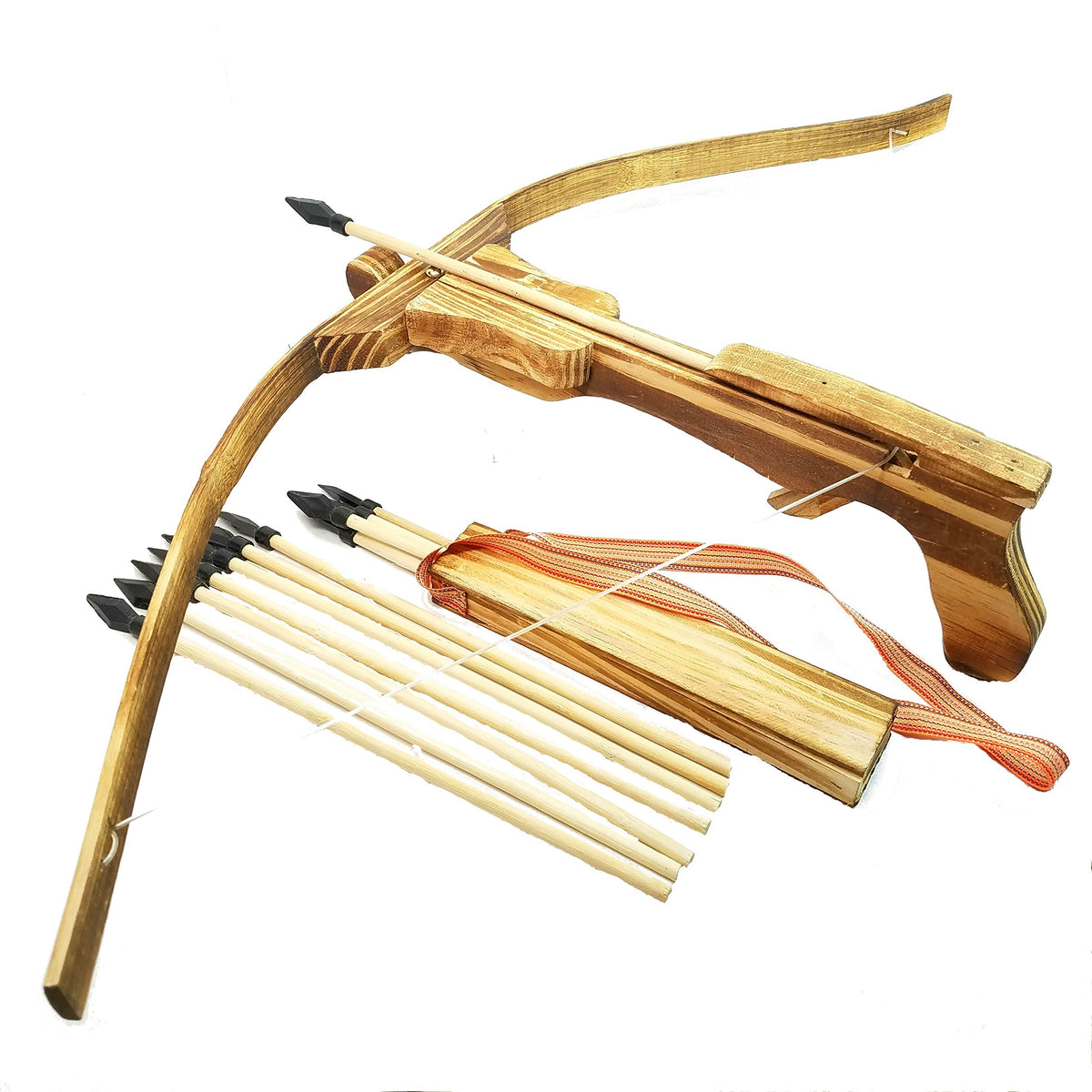 Adventure Awaits crossbow wooden set for imaginative outdoor play.