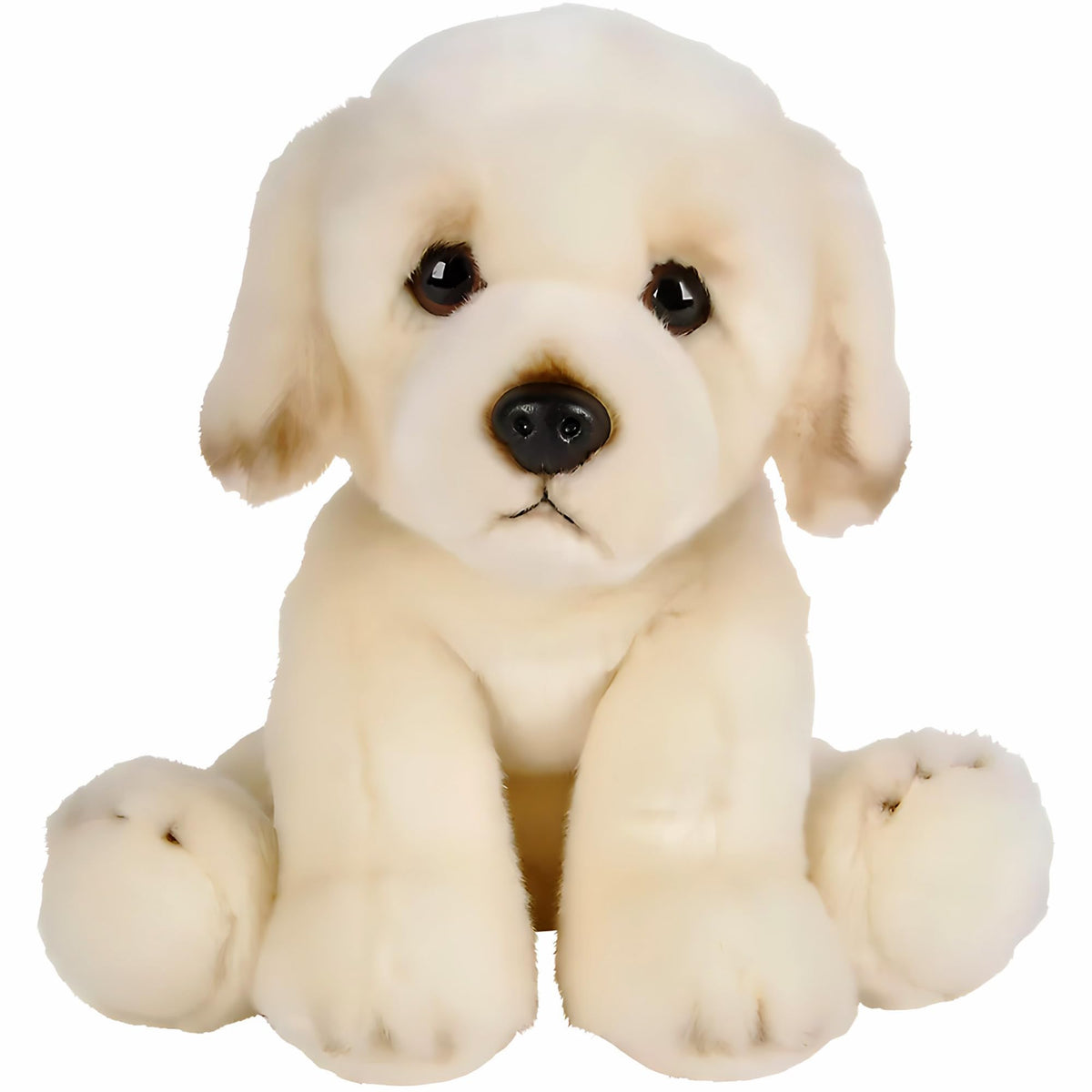 Adventure Planet Golden Retriever Plush front view, perfect cuddle companion.