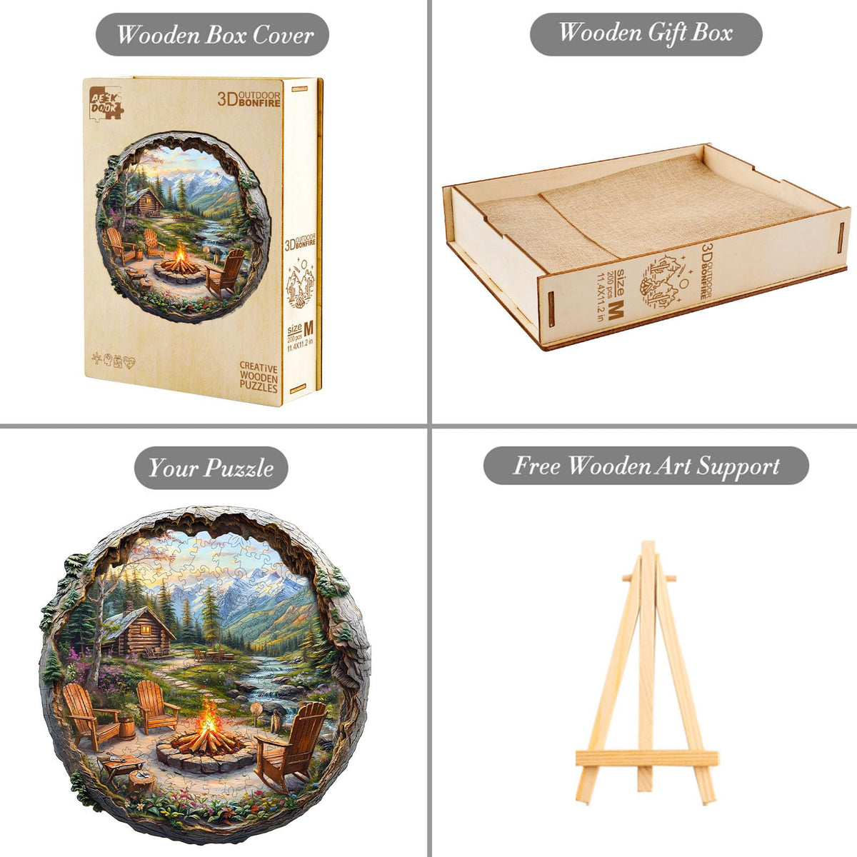 Aeekdook puzzle as a cozy activity for adults and kids
