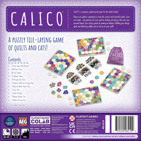AEG Calico button pieces ready for design goals and points
