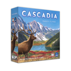 AEG Cascadia forest tiles showing habitat layout for balanced scoring.