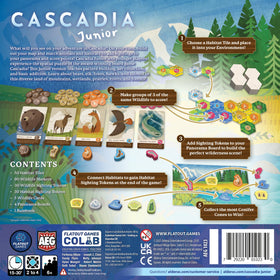 AEG Cascadia Junior colorful tokens support early set collection skills.