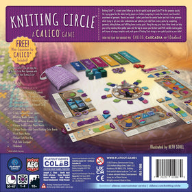 AEG Knitting Circle components spread for quick setup and playful drafting